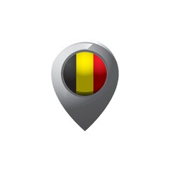 Belgium flag navigation pointer