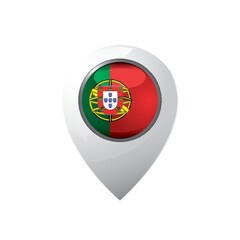 Obraz premium Portugal navigation pointer