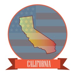 Map of california state