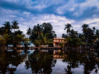 pavilion in the canal