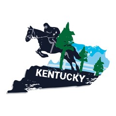 Fototapeta premium Kentucky state