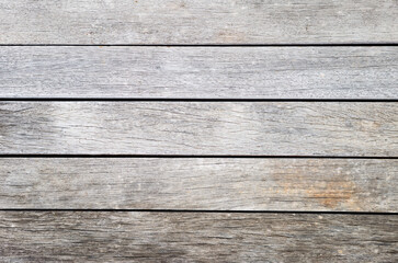 Old wooden floor background, blank wood background, outdoor day light