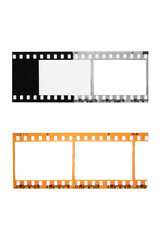 (35 mm.)Vintage film frame.With white space.film camera.