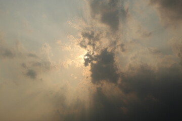 sunrise in the cloud