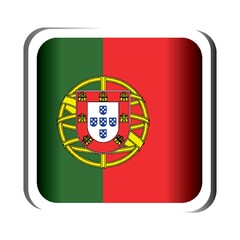 Obraz premium Portugal flag icon