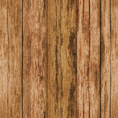 Naklejka premium Wood texture. Dark wood board. Brown Wood Planks. Stock vector illustration.