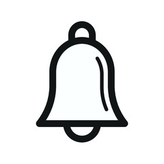Bell Icon Vector Illustration Logo Template