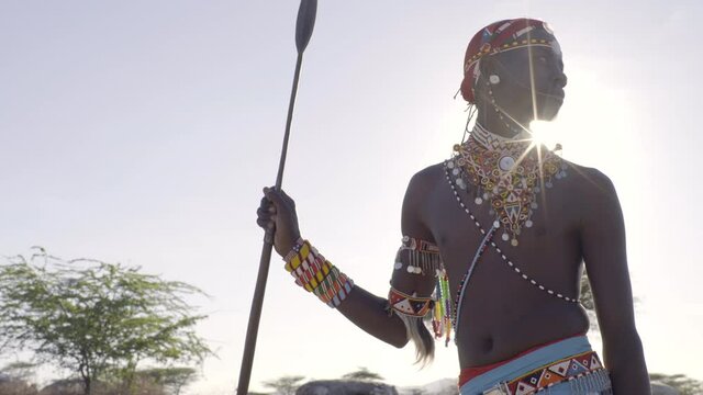 Samburu tribesmen. Kenya. Africa