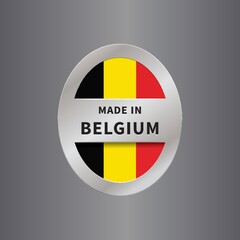 Made in belgium label