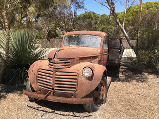 Verrosteter Oldtimer