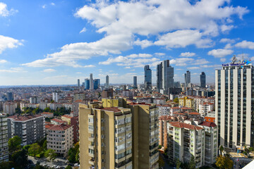 Istanbul view from the city center. Turkey.