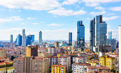 Naklejka premium Istanbul view from the city center. Turkey.