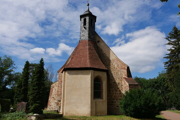 Fototapeta premium Burg Eisenhardt in Bad Belzig mit Klinkerarchitektur