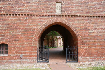 Torhaus Kloster Lehnin mit Norddeutscher Backsteingotik