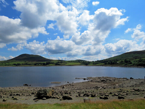 Llyn Celyn in Snowdonia, North Wales