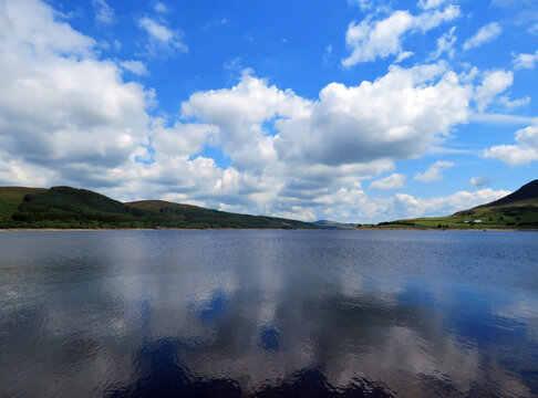 Llyn Celyn in Snowdonia, North Wales