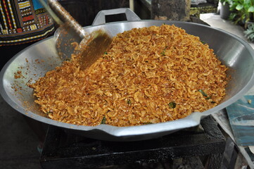 Pork Caps.Pork chili paste, a traditional Thai food that has been passed down from one generation to another with delicious flavors
