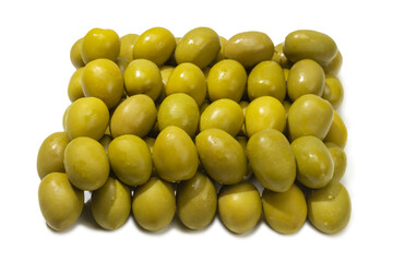 Tasty mix olives background.