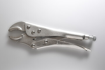 Obraz premium Locking Plier on neutral background
