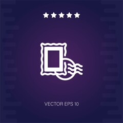 stamp vector icon