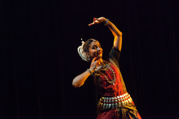 A highly talented odissi dancer