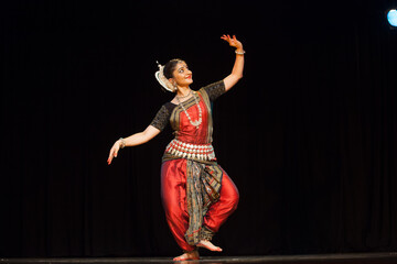 A highly talented odissi dancer