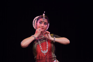 A highly talented odissi dancer