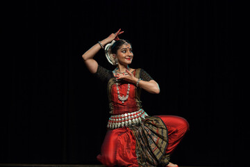 A highly talented odissi dancer