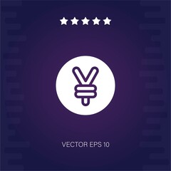 Obraz premium yuan vector icon
