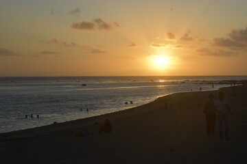 coucher de soleil apaisant
