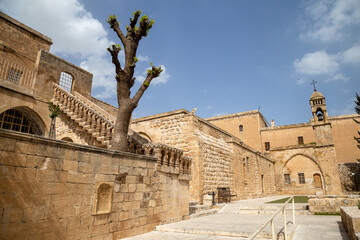 Mor Behnam (Kirklar) church in Mardin, Turkey.