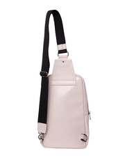 Beige backpack bag with handle