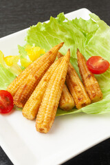 ベビーコーンのカレー炒め