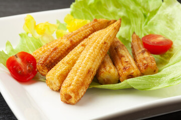 ベビーコーンのカレー炒め