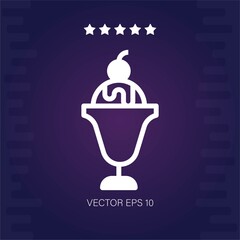 ice cream vector icon
