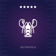 lobster vector icon