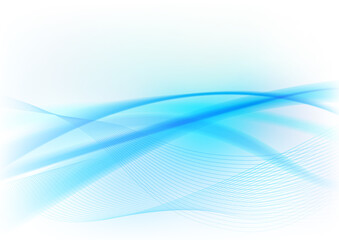 青色の幾何学模様抽象背景波形素材