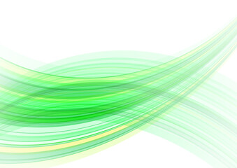 緑色の幾何学模様抽象背景波形素材