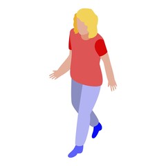 Kid mother icon. Isometric of kid mother vector icon for web design isolated on white background