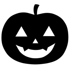 ハロウィーン カボチャ シルエット