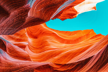 Antelope Canyon is a slot canyon in the American Southwest.