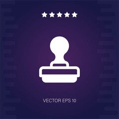 stamp vector icon