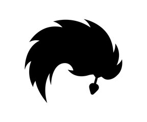 Vector illustration of sex toy on a white background. Symbol of the red item for relaxes, sex, and wellness. Template for a sex shop or erotic site.