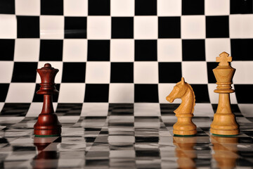 keep distance with chess figures