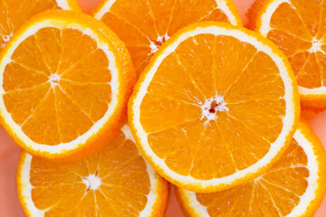Round orange sliced orange slices.
