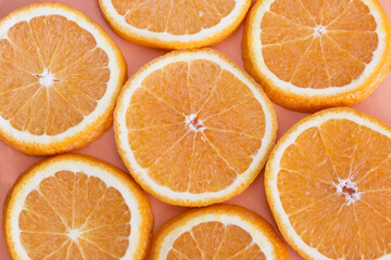 Round orange sliced orange slices.