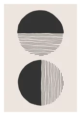 Foto op Plexiglas Minimalistische kunst Trendy abstracte creatieve minimalistische artistieke handgeschilderde compositie
