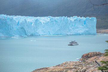 Perito Moreno glaciar in the argentinian patagonia