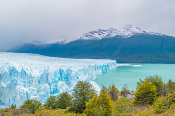 Perito Moreno glaciar in the argentinian patagonia