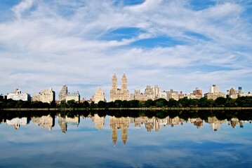 Naklejka premium Reflection from Central Park NYC